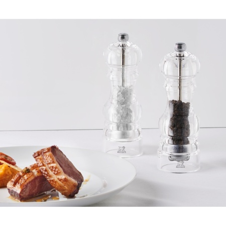 Набор мельниц для соли и перца NANCY Transparent 18см детальная картинка 