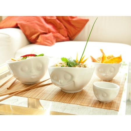 Набор чаш 200мл Tassen Grinning & Kissing белый, 2 шт детальная картинка 