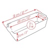 Емкость для запекания 31x11см APPOLIA Sage Green детальная картинка 