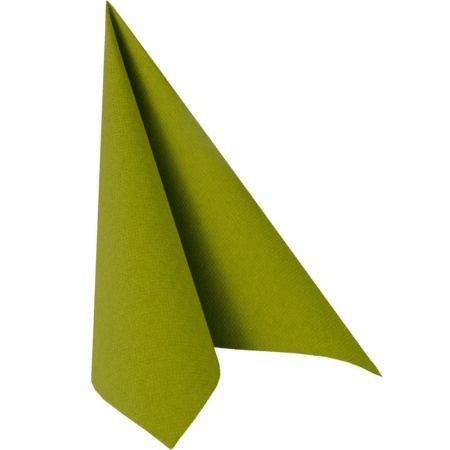 Салфетка 40x40см ROYAL Collection оливковая, 20шт детальная картинка 