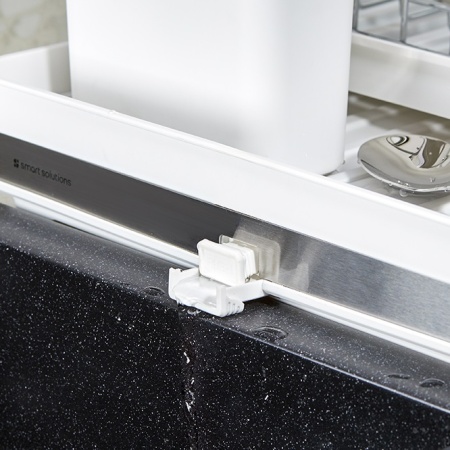 Сушилка для посуды раздвижная большая Atle белая — Smart Solutions детальная картинка 