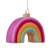 Новогоднее украшение из стекла Vondels "Радуга" 6см детальная картинка 