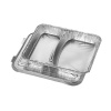 Емкость из фольги 0.83л с крышкой 22.7x17.7см алюминий, 50шт детальная картинка 