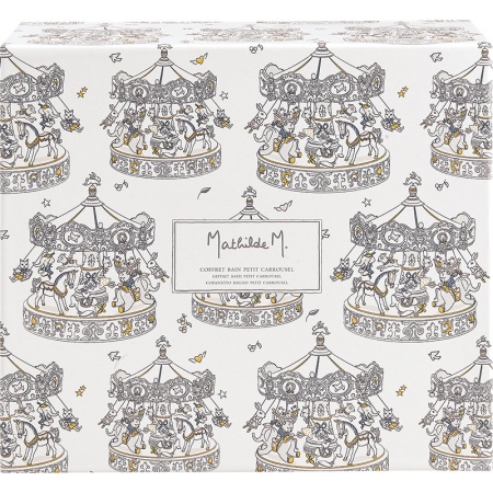 Набор для ванны: дозатор для мыла и баночка, Petit Carrousel детальная картинка 