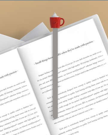 Закладка для книг "Молочный шоколад со взбитыми сливками" детальная картинка 