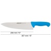 Нож поварской 25см шеф-нож широкий 2900 синий детальная картинка 
