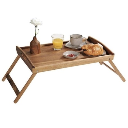 Столик для завтрака в постель – поднос сервировочный 55x35x24см детальная картинка 