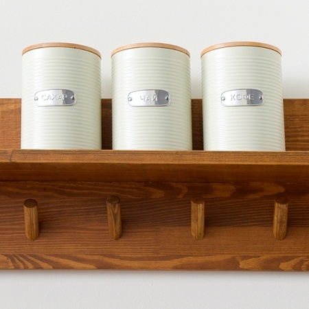 Набор банок для хранения Irmel 1.2л молочные, 3шт — Smart Solutions детальная картинка 