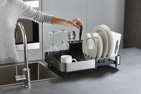 Сушилка для посуды раздвижная Extend steel - 85153 Joseph Joseph детальная картинка 