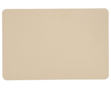 Салфетка под посуду 43x29x0.18см бежевая детальная картинка 