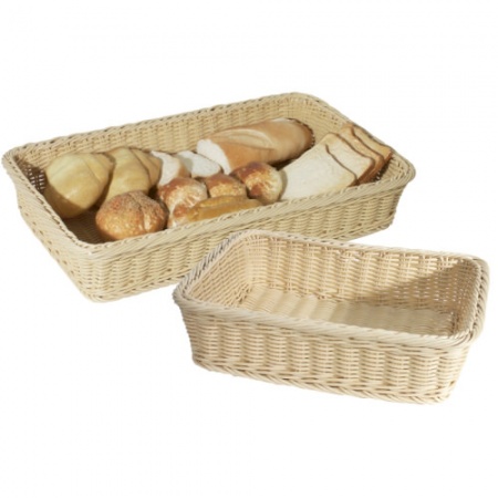 Корзинка для хлеба 53x32.5x8см прямоугольная детальная картинка 