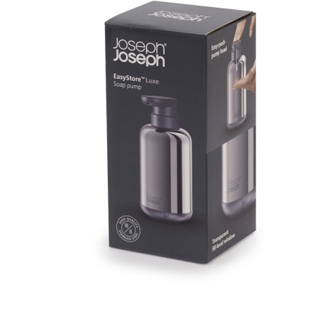 Диспенсер для мыла 300мл EasyStore Luxe steel - 70582 Joseph Joseph детальная картинка 
