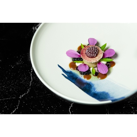 Тарелка плоская Ø28см BLUE WAVE Hygge детальная картинка 