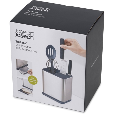Органайзер для кухонной утвари и ножей Surface Steel - 85114 Joseph Joseph детальная картинка 