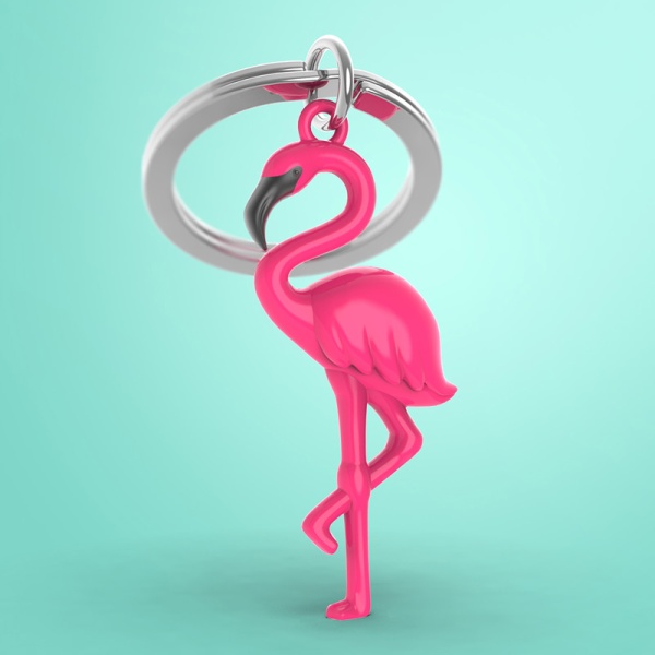 Фото Брелок для ключей "Фламинго"