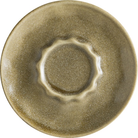 Блюдце для чашки под эспрессо Ø12см TERRA RAW детальная картинка 