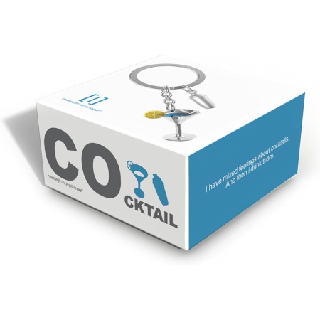 Брелок для ключей "Коктейль и шейкер" детальная картинка 