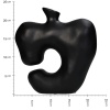 Ваза для цветов Irregular 22.5x8x23.5см черная детальная картинка 