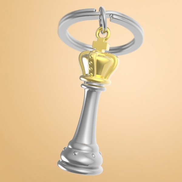 Фото Брелок для ключей "Шахматная фигурка Король"