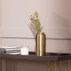 Ваза для цветов Aluminum Gold 8x8x19см детальная картинка 
