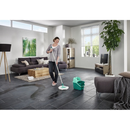 Сменная насадка для швабры Clean Twist Disc Mop Microfibre детальная картинка 
