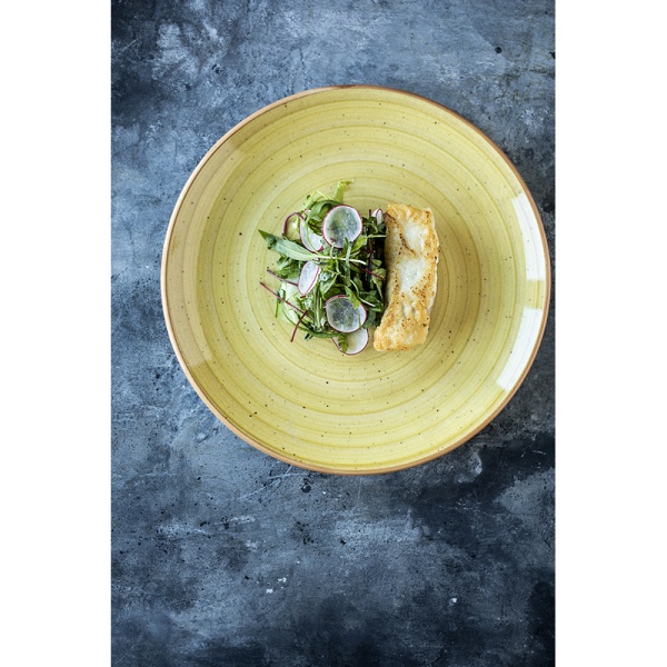 Фото Тарелка плоская Ø25см AURA Amber Gourmet