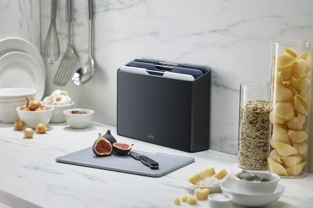 Набор разделочных досок 30x20см Folio Regular графит, 4шт - 60186 Joseph Joseph детальная картинка 