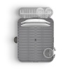 Сушилка для посуды Holster 42x34см серая детальная картинка 
