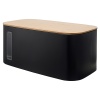 Хлебница Kaffi 39.7x23x17.6см матовая черная — Smart Solutions детальная картинка 