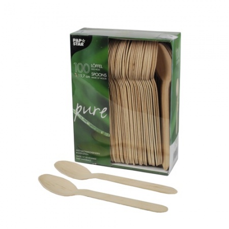 Ложка 15.7см, 100шт детальная картинка 