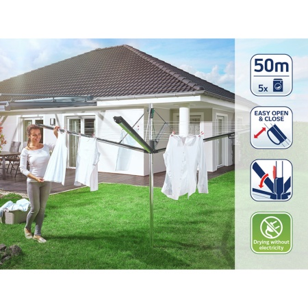 Сушилка-зонт для белья Linomatic 500 Plus детальная картинка 