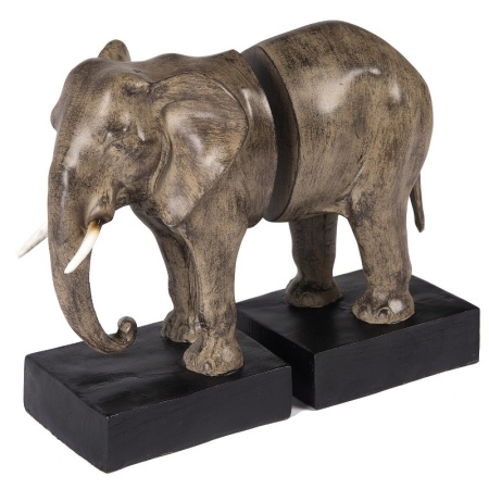 Держатель-ограничитель для книг "Слон" 31x11x25см детальная картинка 