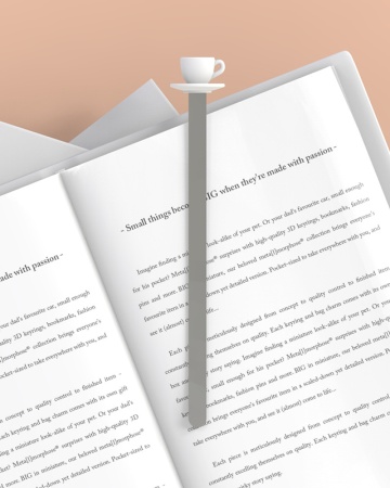 Закладка для книг "Чашка чая" детальная картинка 