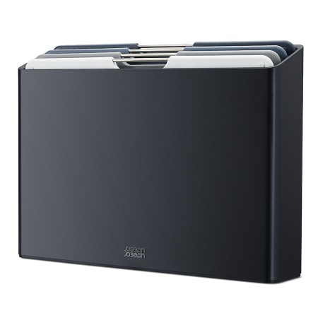 Набор разделочных досок 34x24см Folio Large графит, 4шт - 60184 Joseph Joseph детальная картинка 