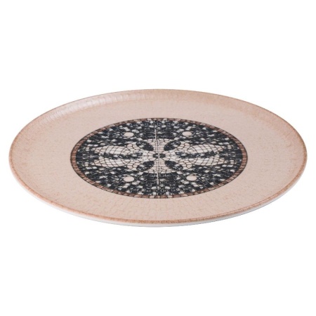 Тарелка для пиццы Ø32см MESOPOTAMIA MOSAIC WOOD Gourmet детальная картинка 