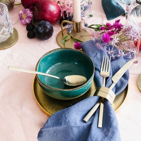 Набор колец для салфеток 5см hexagonal gold CENTRO, 4шт детальная картинка 