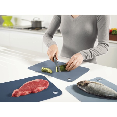 Набор из 3 разделочных подложек 34x24см Pop Regular голубой - 981002 Joseph Joseph детальная картинка 