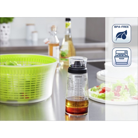 Шейкер для заправки салатов 300мл 7.4х20см детальная картинка 