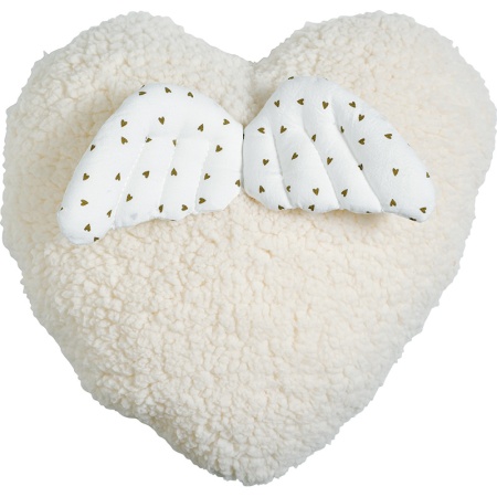 Мягкая игрушка для детей - сердце, Petit Carrousel детальная картинка 