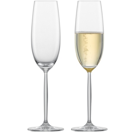 Набор бокалов для шампанского 219мл DIVA, 2шт детальная картинка 