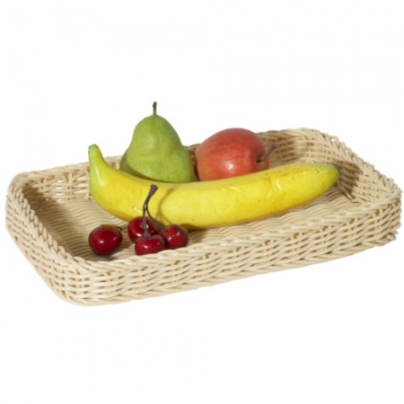 Корзинка для хлеба прямоугольная 30х20х4см детальная картинка 