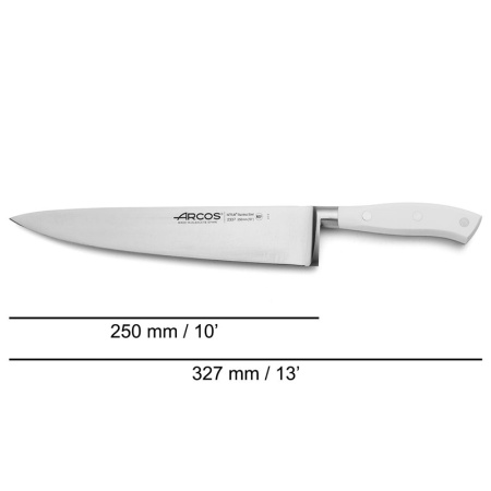 Нож поварской 25см шеф-нож RIVIERA BLANC детальная картинка 