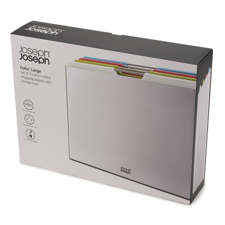 Набор разделочных досок 34x24см Folio Large серебристый - 60185 Joseph Joseph детальная картинка 
