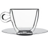 Набор чашек с блюдцами 300мл Thermic Glass, 2шт детальная картинка 