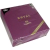 Салфетка 40х40см ROYAL Collection пурпурная, 50шт детальная картинка 