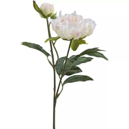 Ветка светло-розового пиона 15x15x(h)48см детальная картинка 