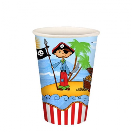 Стакан 200мл ПИРАТСКИЙ ОСТРОВ, 10шт детальная картинка 
