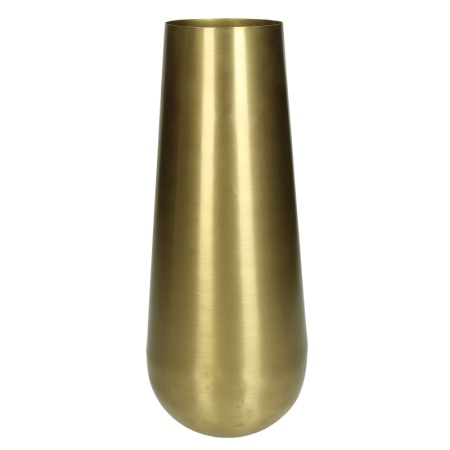 Ваза для цветов Aluminum Gold 12x12x31см детальная картинка 