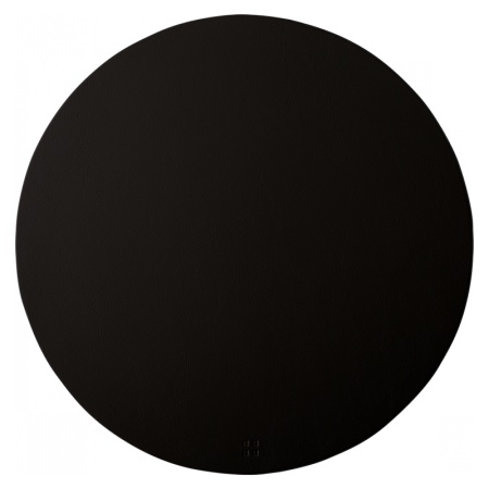 Плейсмат круглый ø38см PVC черный детальная картинка 
