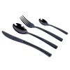 Набор столовых приборов HIDRAULIC BLACK - 24шт детальная картинка 